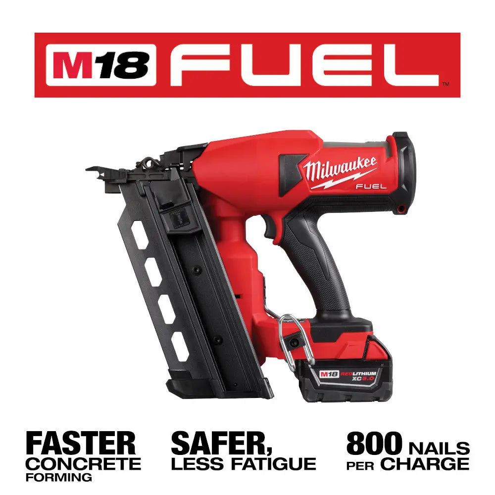Milwaukee 2844-21 - M18 FUEL™ Duplex Nailer Kit - Wise Line Tools