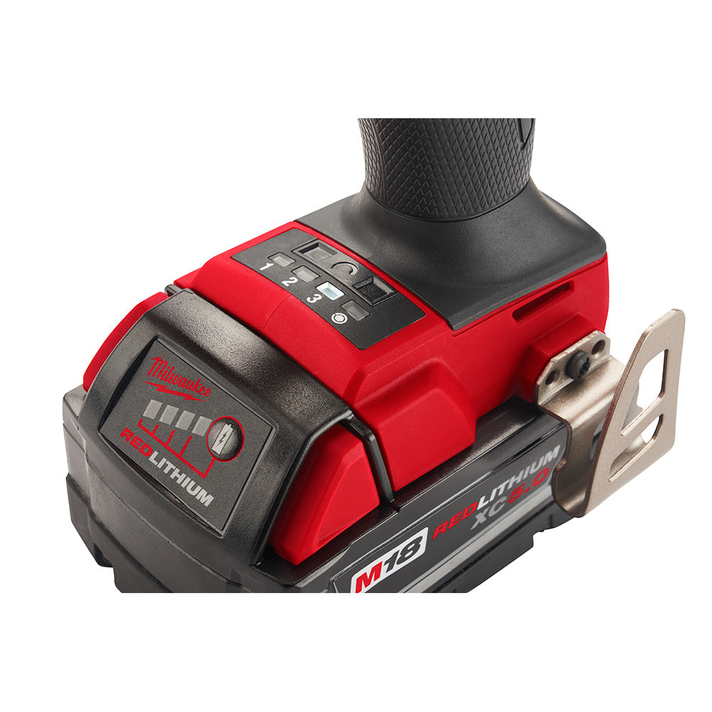 Milwaukee 2855P-22  -  M18 Fuel 1/2" Compact Impact Wrench - Pin Detent - Kit