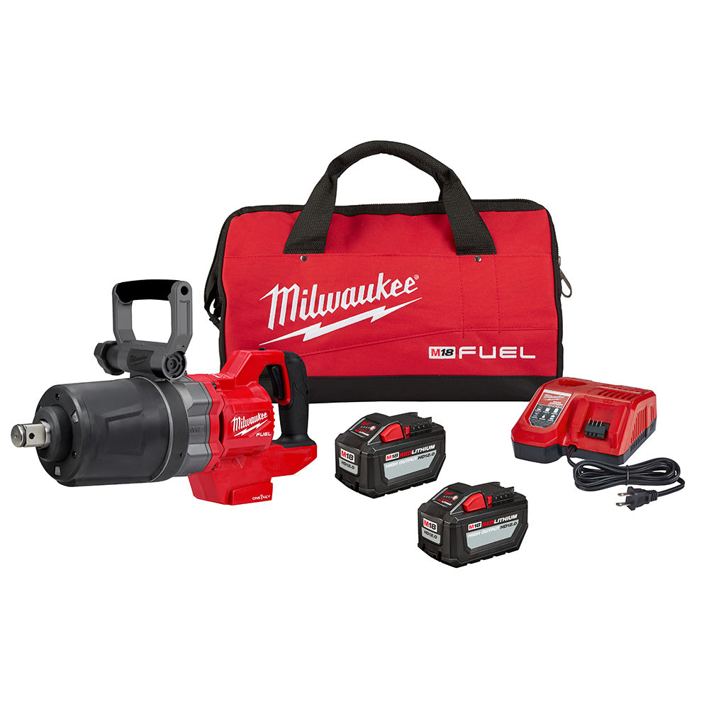 Milwaukee 2868-22HD - M18 FUEL™ 1 in. D-Handle High Torque Impact Wrench w/ ONE-KEY™ Kit - Wise Line Tools