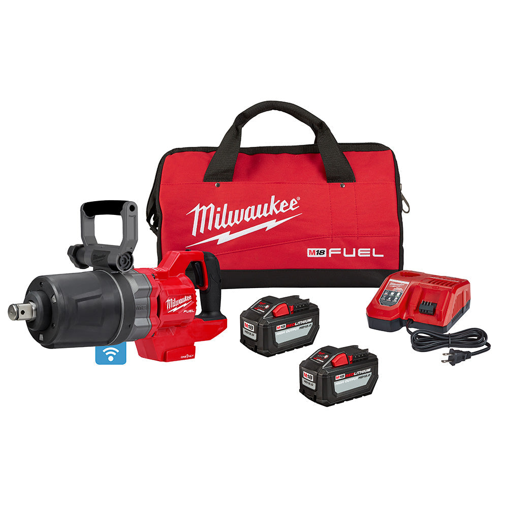 Milwaukee 2868-22HD - M18 FUEL™ 1 in. D-Handle High Torque Impact Wrench w/ ONE-KEY™ Kit - Wise Line Tools