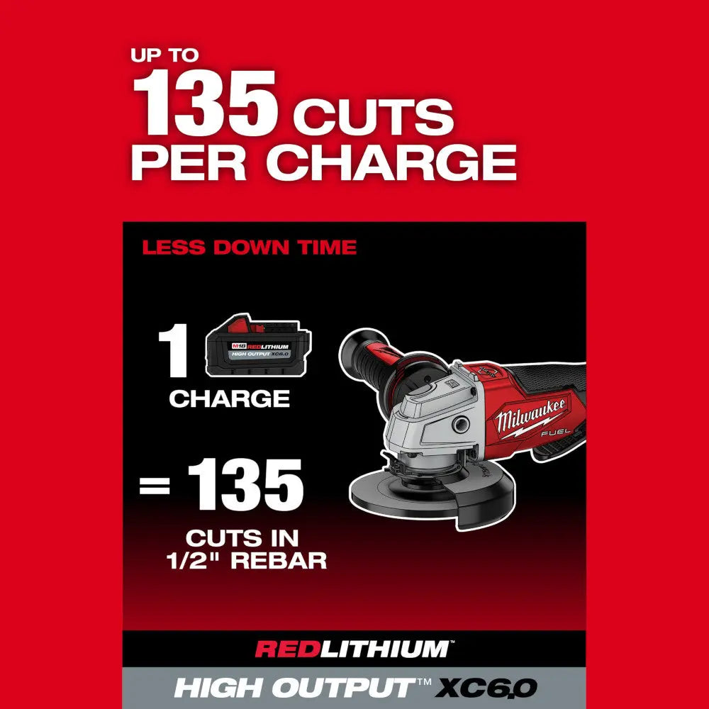Milwaukee 2880-22 - M18 FUEL™ 4-1/2" / 5" Grinder Paddle Switch, No-Lock Kit - Wise Line Tools