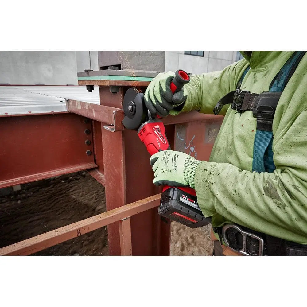 Milwaukee 2886-20 - M18 FUEL™ 5" Flathead Braking Grinder, Paddle Switch No-Lock - Wise Line Tools