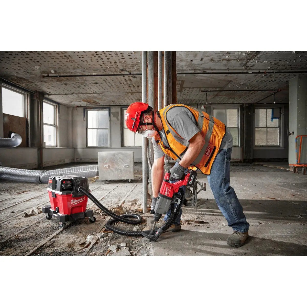 Milwaukee 2916-22 - M18 FUEL™ 1-1/4” SDS Plus D-Handle Rotary Hammer Kit w/ ONE-KEY™ - Wise Line Tools