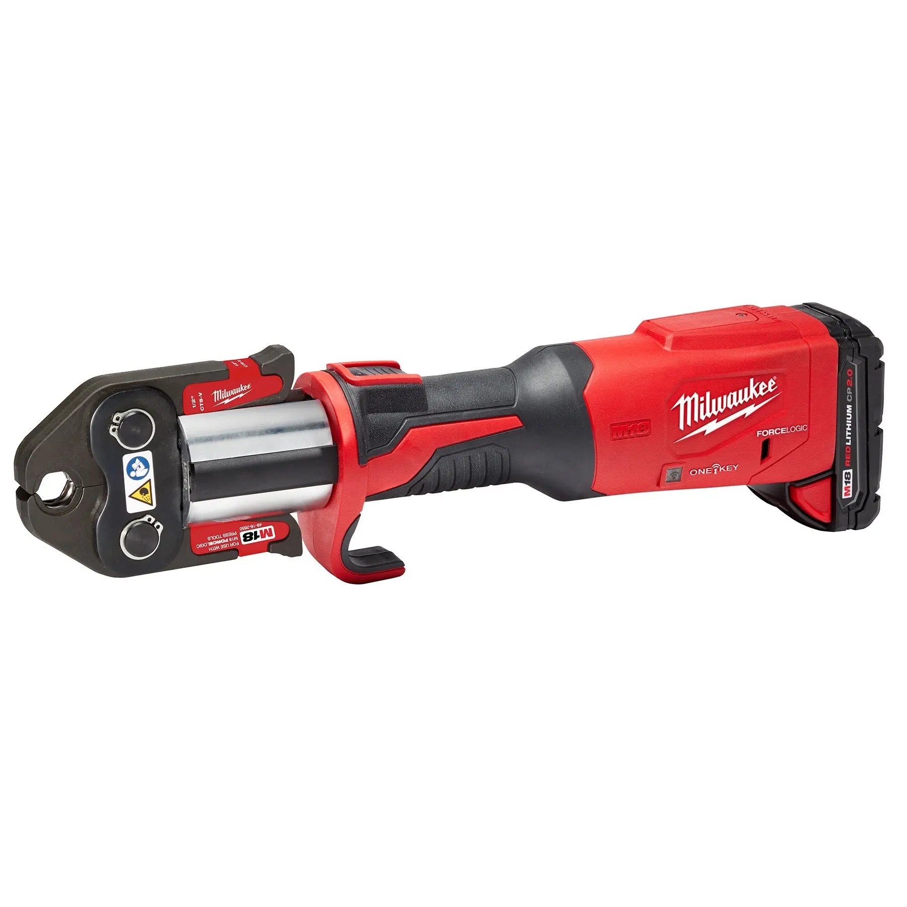 Milwaukee 2922-22 - M18™ FORCE LOGIC™ Press Tool w/ ONE-KEY™ w/ 1/2"-2" CTS Jaws - Wise Line Tools