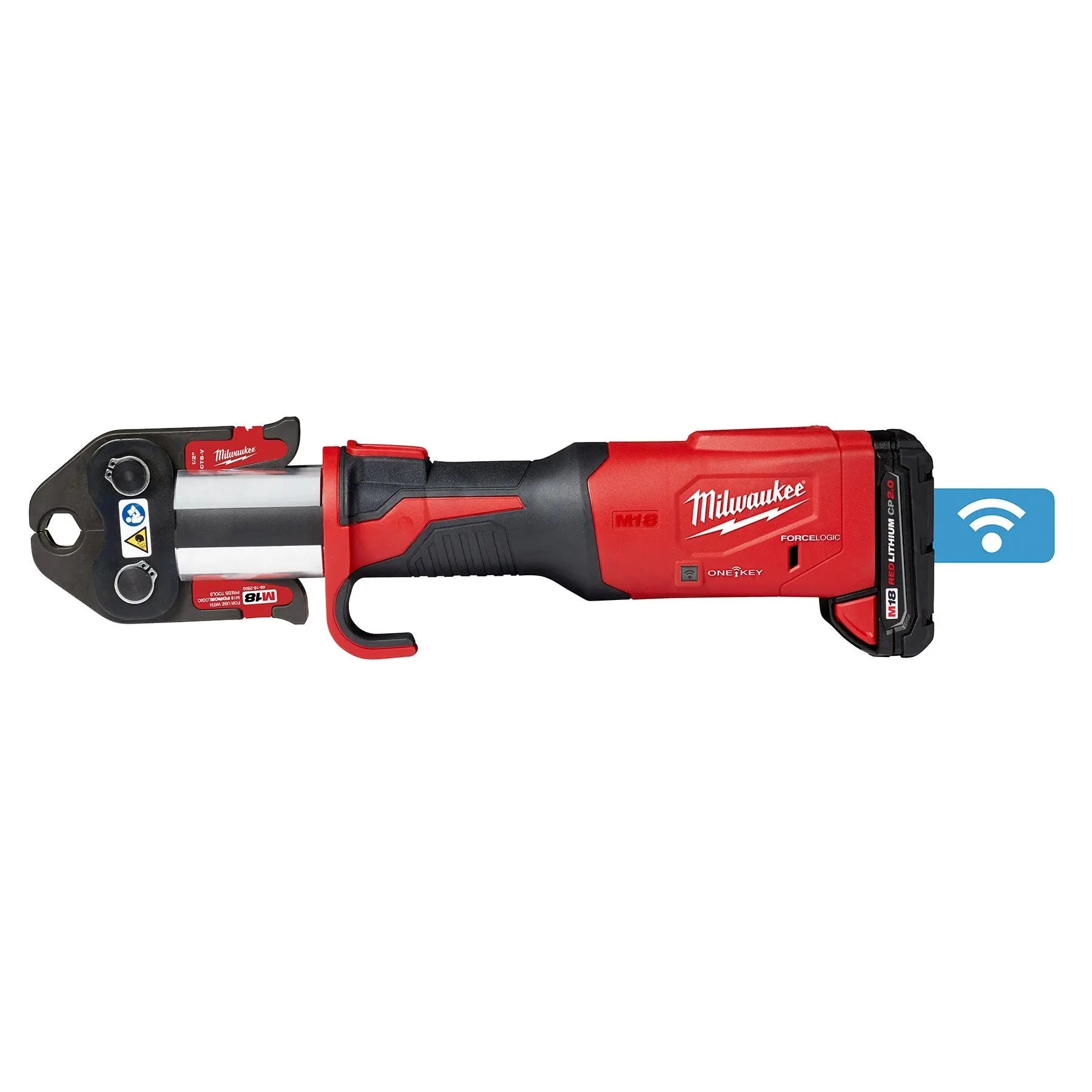 Milwaukee 2922-22 - M18™ FORCE LOGIC™ Press Tool w/ ONE-KEY™ w/ 1/2"-2" CTS Jaws - Wise Line Tools