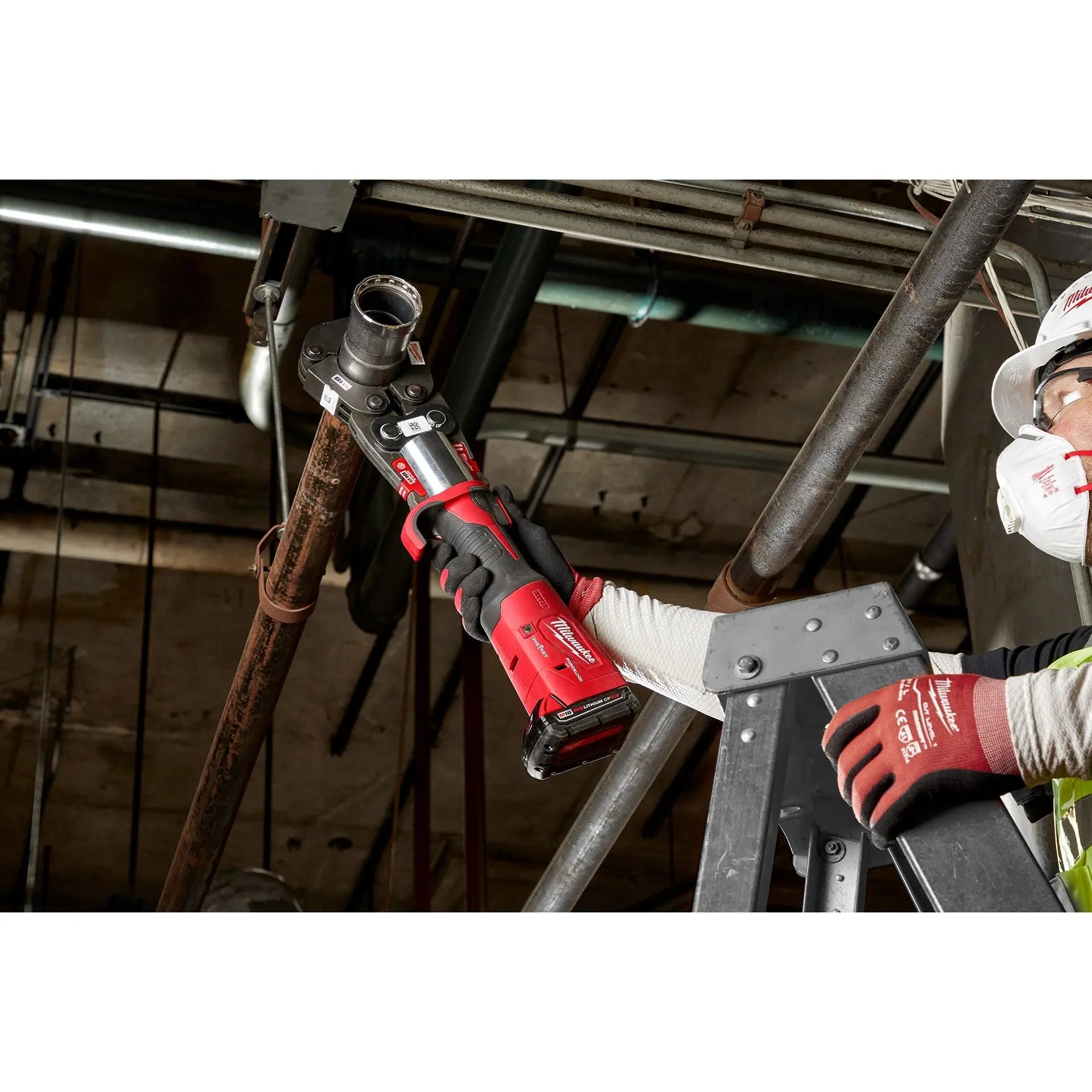 Milwaukee 2922-22 - M18™ FORCE LOGIC™ Press Tool w/ ONE-KEY™ w/ 1/2"-2" CTS Jaws - Wise Line Tools