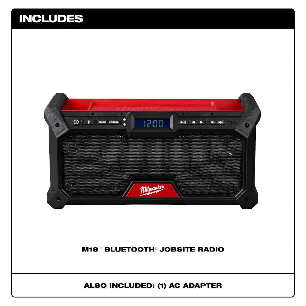 Milwaukee 2952-20 - M18™ Bluetooth® Jobsite Radio - Wise Line Tools