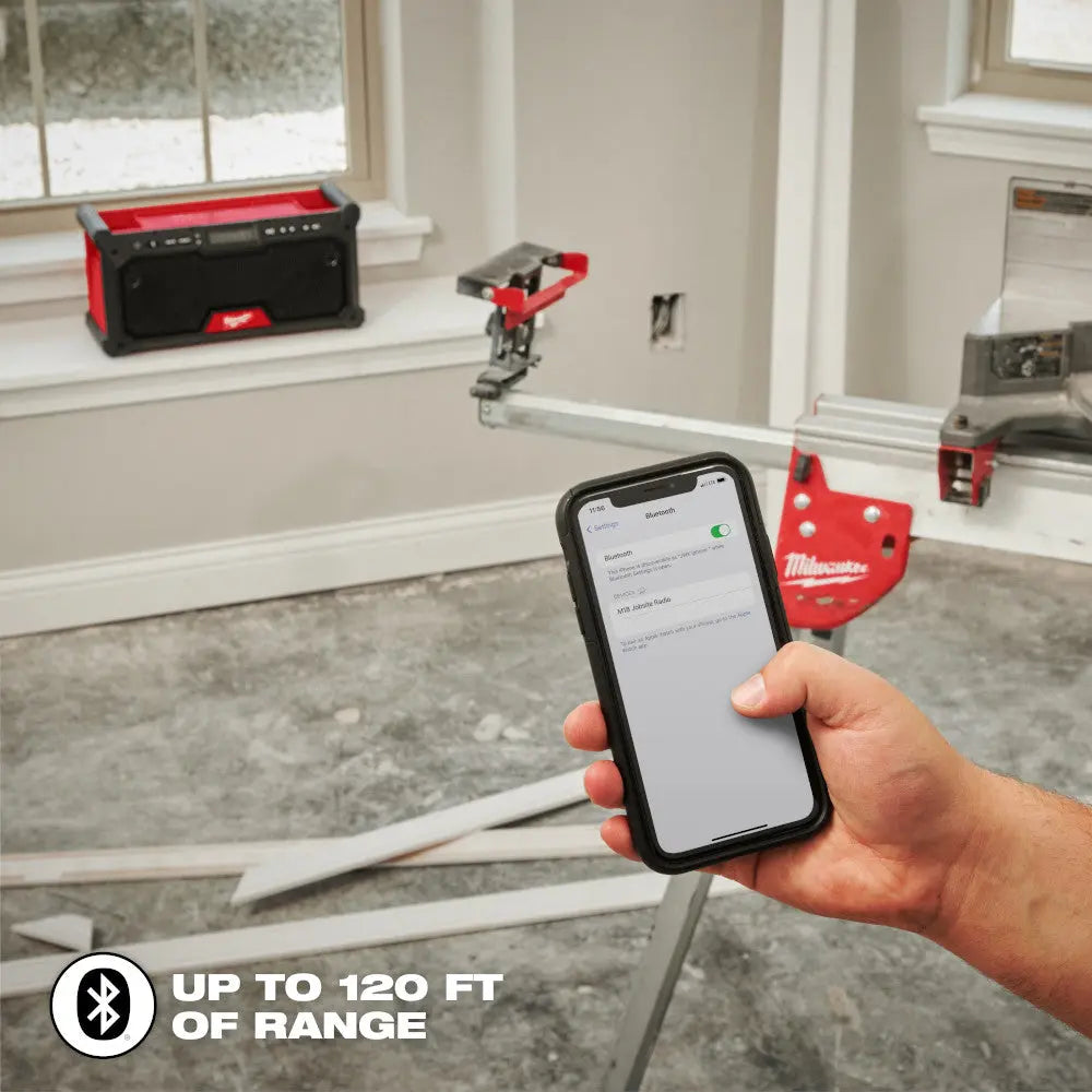 Milwaukee 2952-20 - M18™ Bluetooth® Jobsite Radio - Wise Line Tools
