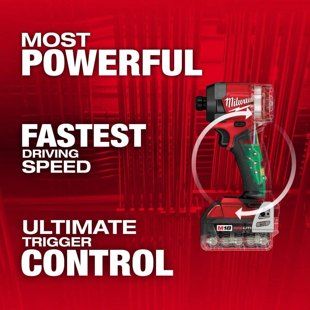 Milwaukee 2953-22 - M18 FUEL™ 1/4" Hex Impact Driver Kit - Wise Line Tools