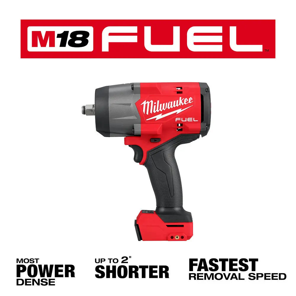 Milwaukee 2967-20 - M18 FUEL™ 1/2" High Torque Impact Wrench w/ Friction Ring - Wise Line Tools