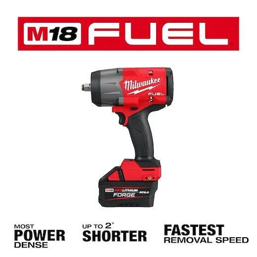Milwaukee 2967-21F - M18 FUEL™ 1/2" High Torque Impact wrench With Forge 6AH Battery - Wise Line Tools