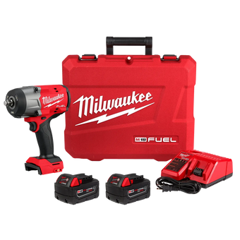 Milwaukee 2967-22 - M18 FUEL™ 1/2" High Torque Impact wrench w/ Friction Ring Kit