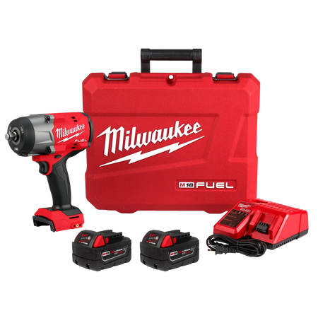 Milwaukee 2967-22 - M18 FUEL™ 1/2" High Torque Impact wrench w/ Friction Ring Kit - Wise Line Tools