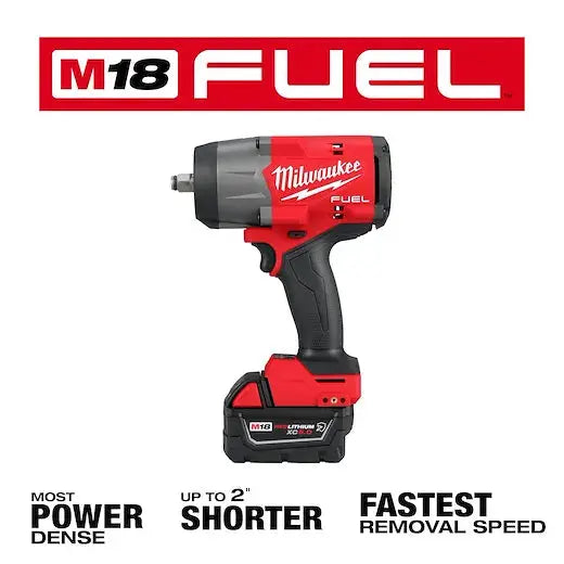 Milwaukee 2967-22 - M18 FUEL™ 1/2" High Torque Impact wrench w/ Friction Ring Kit - Wise Line Tools