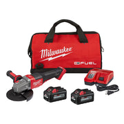 Milwaukee 2980-22 - M18 FUEL™ 4-1/2 in.-6 in. No Lock Braking Grinder with Paddle Switch 2 Battery Kit - Wise Line Tools