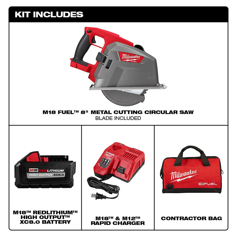 Milwaukee 2982-20 - M18 FUEL™ 8 in. Metal Cutting Circular Saw - Wise Line Tools