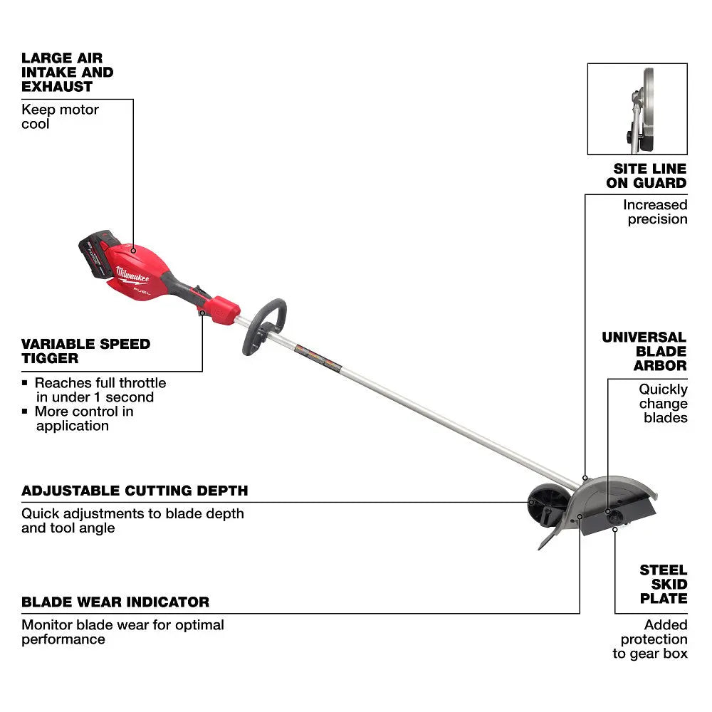 Milwaukee 3011-21HD - M18 FUEL™  Edger Kit - Wise Line Tools