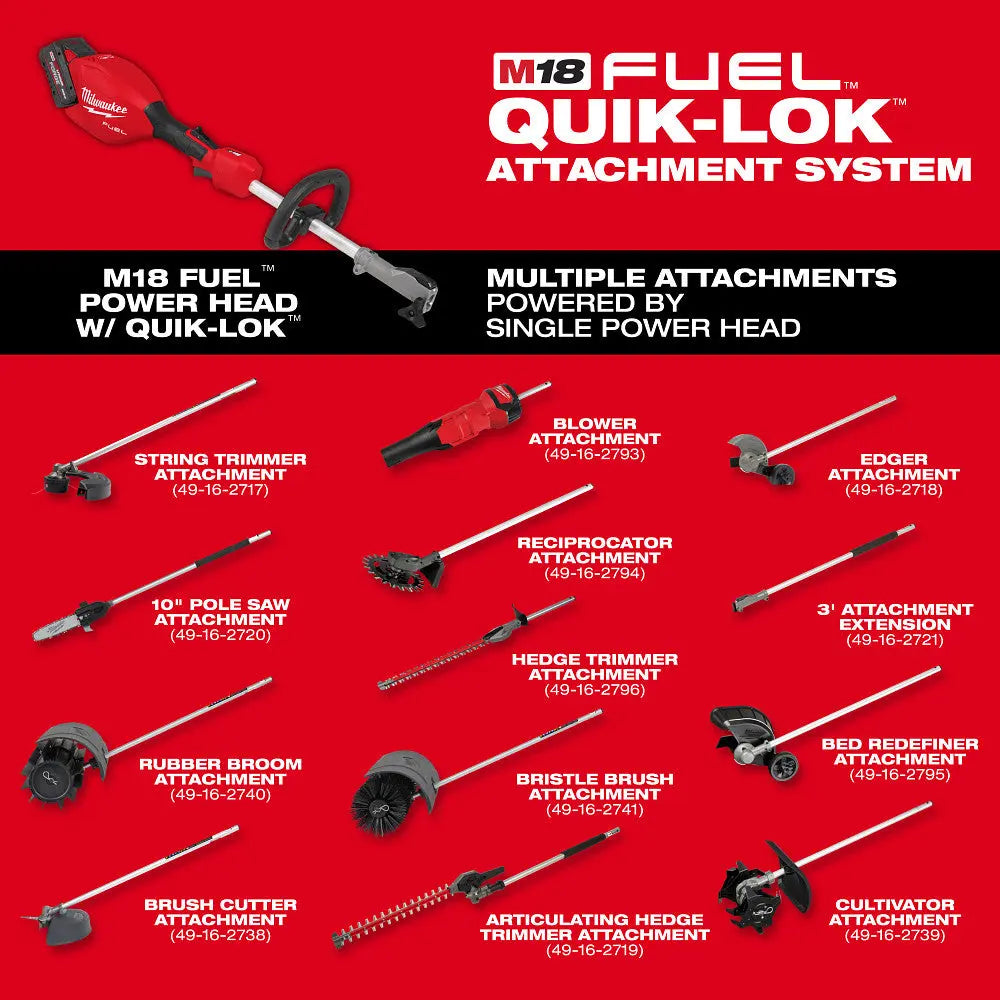 Milwaukee 3016-20PS - M18 FUEL™ Pole Saw w/ QUIK-LOK™ - Wise Line Tools