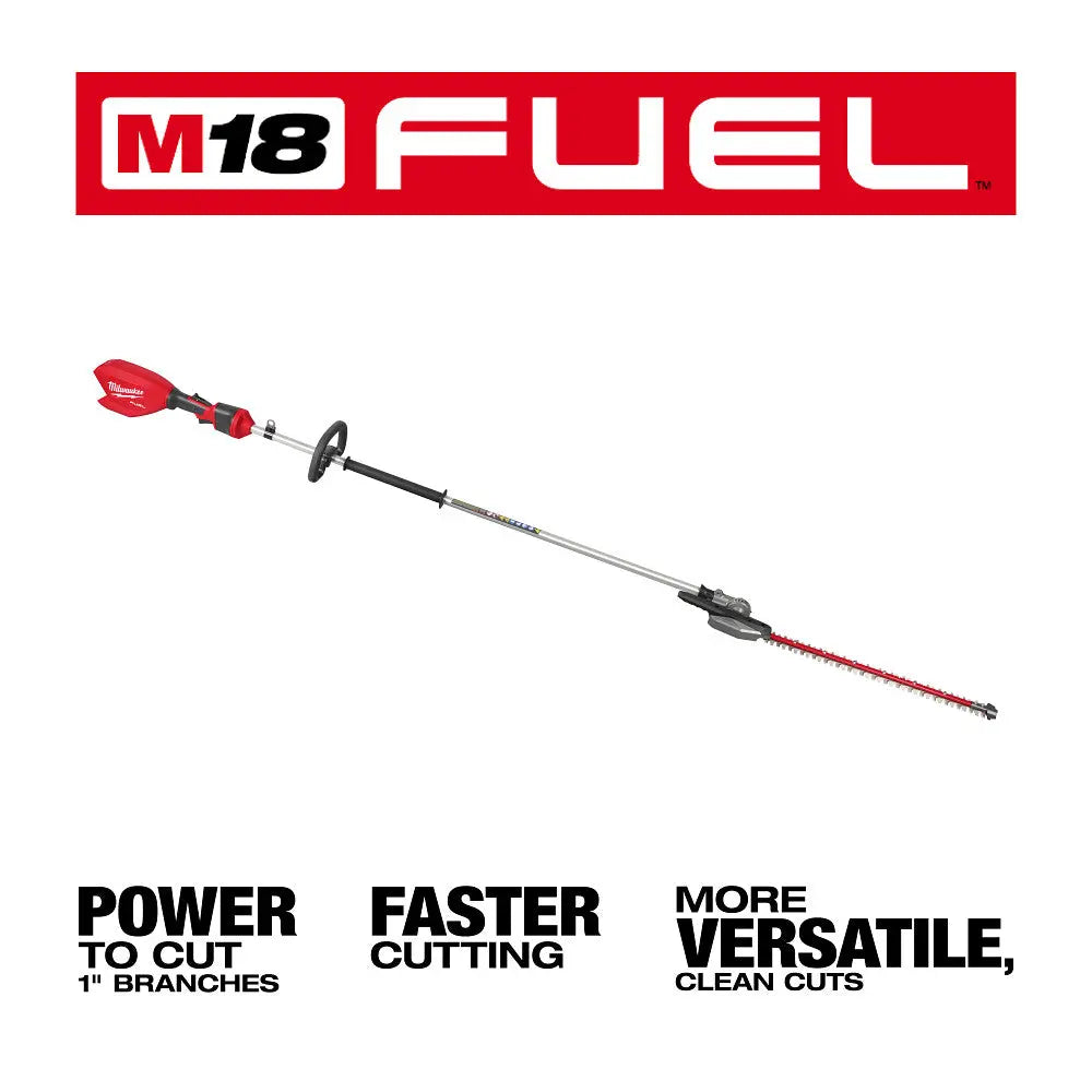 Milwaukee 3035-20 - M18 FUEL™ Extended Pole Articulating Hedge Trimmer - Wise Line Tools