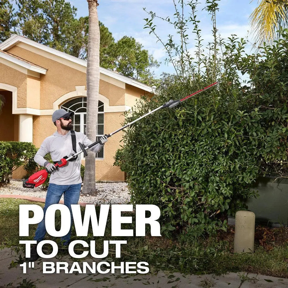 Milwaukee 3035-20 - M18 FUEL™ Extended Pole Articulating Hedge Trimmer - Wise Line Tools