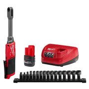 Milwaukee 3050-21 - M12 FUEL™ INSIDER™ Extended Reach Box Ratchet Kit - Wise Line Tools