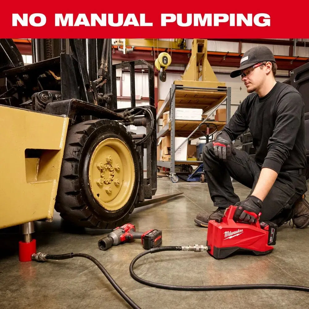 Milwaukee 3120-21 - M18™ Brushless Single Acting 60in3 10,000psi Hydraulic Pump - Wise Line Tools