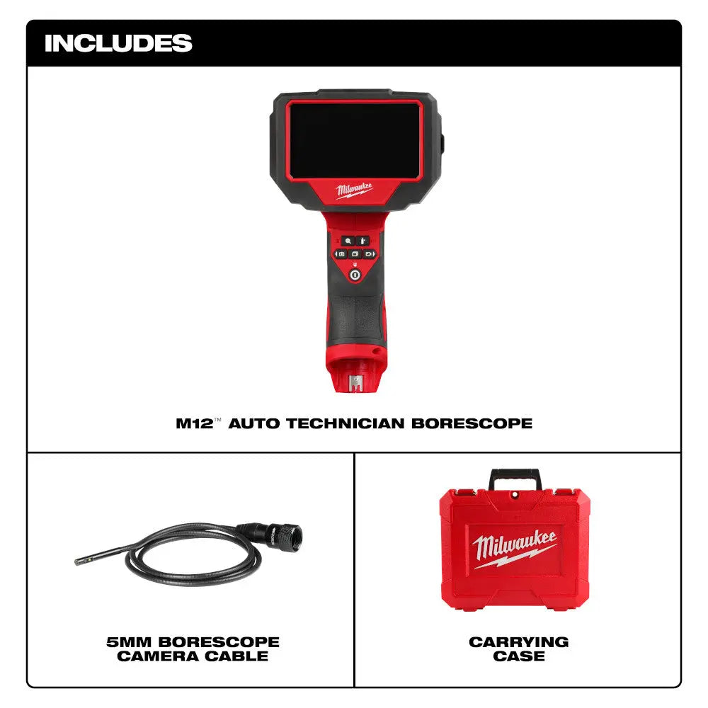 Milwaukee 3150-20 - M12™ Auto Technician Borescope - Wise Line Tools