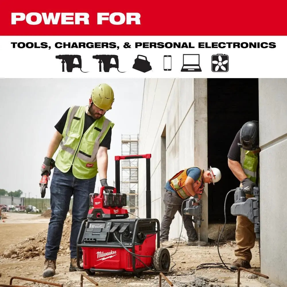 Milwaukee 3300R - ROLL-ON™ 7200W/3600W 2.5kWh Power Supply - Wise Line Tools