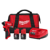 Milwaukee 3450-22 - Kit de visseuse à chocs hexagonale 1/4" sans balais M12™ sous-compacte