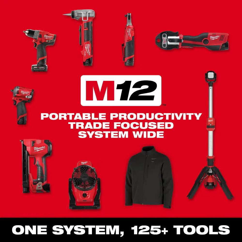 Milwaukee 3450-22 - M12™ Subcompact Brushless 1/4" Hex Impact Driver Kit - Wise Line Tools