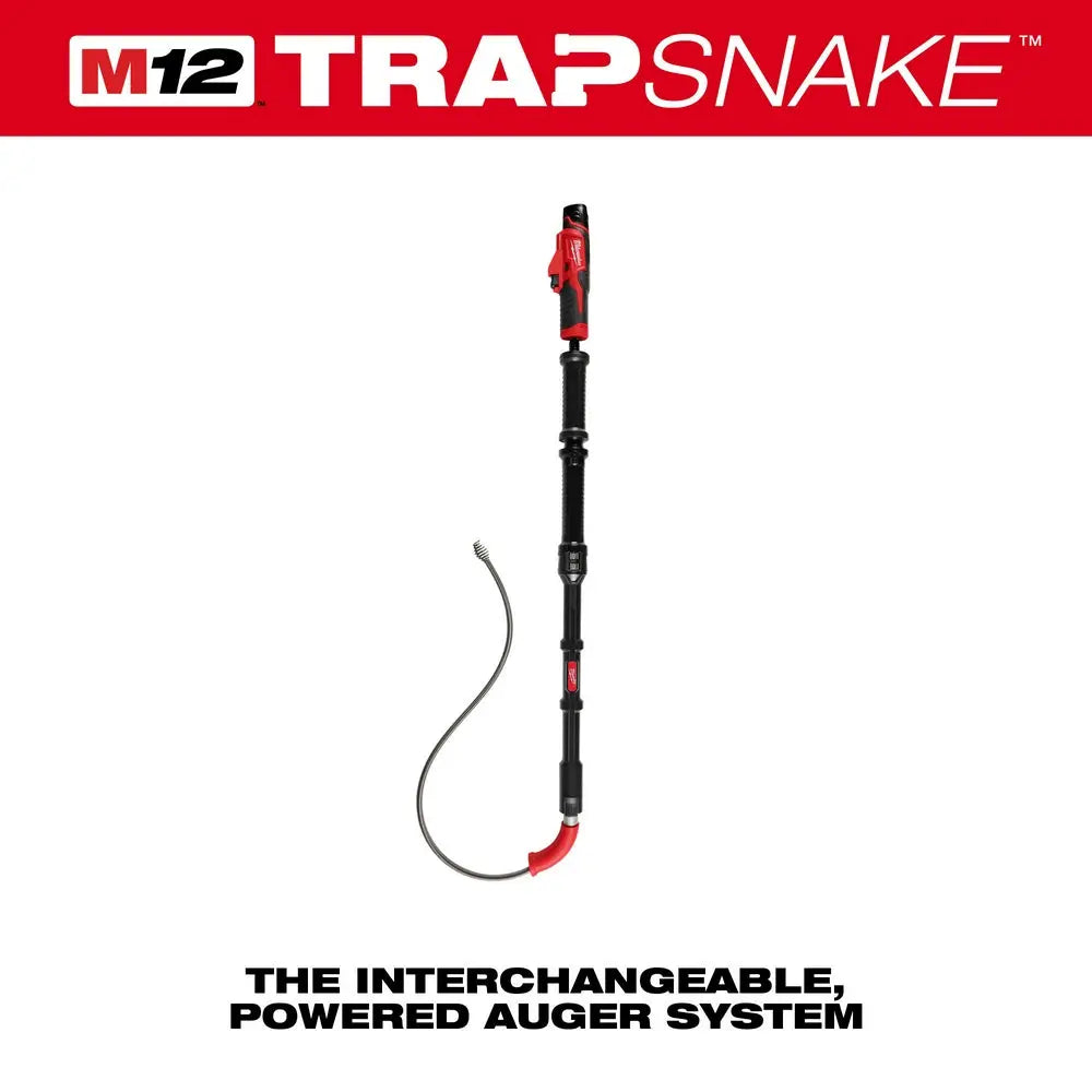 Milwaukee 3576-21 - M12™ TRAPSNAKE™ 6' Toilet Auger - Wise Line Tools