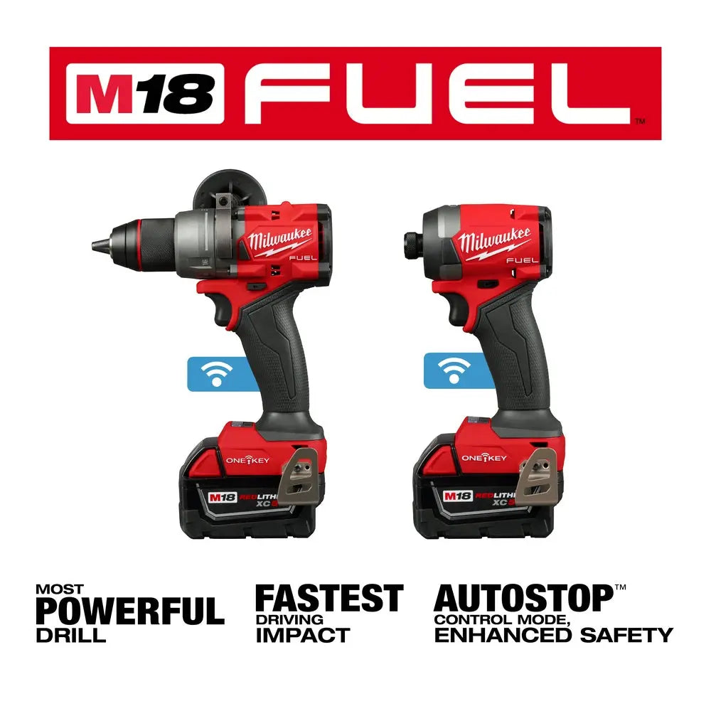 Milwaukee 3696-22 - M18 FUEL™  2-Tool Combo Kit w/ ONE-KEY™ - Wise Line Tools