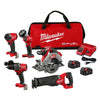 Milwaukee 3697-25 - M18 FUEL™ 5-Werkzeug-Kombi-Kit