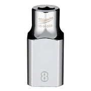 Milwaukee 45-34-2008 - 1/2" Drive 8mm Socket - Wise Line Tools