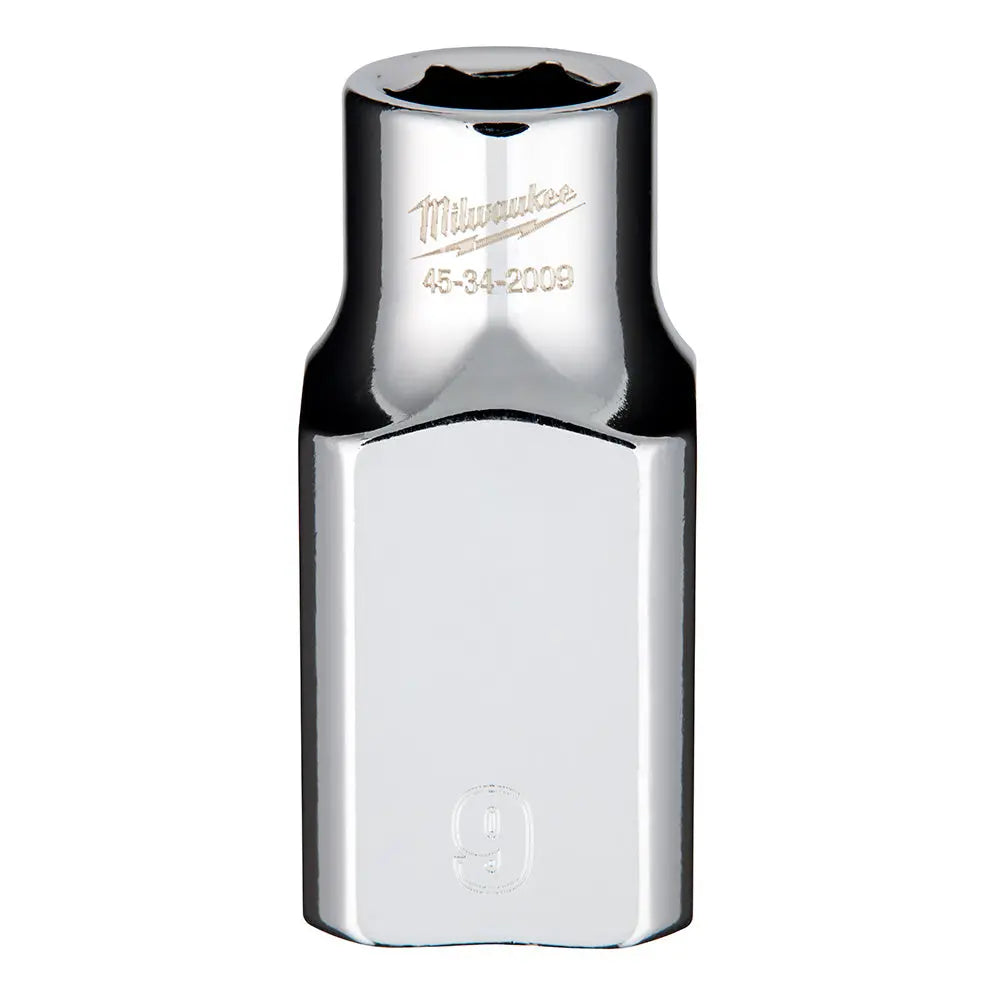 Milwaukee 45-34-2009 - 1/2" Drive 9mm Socket - Wise Line Tools