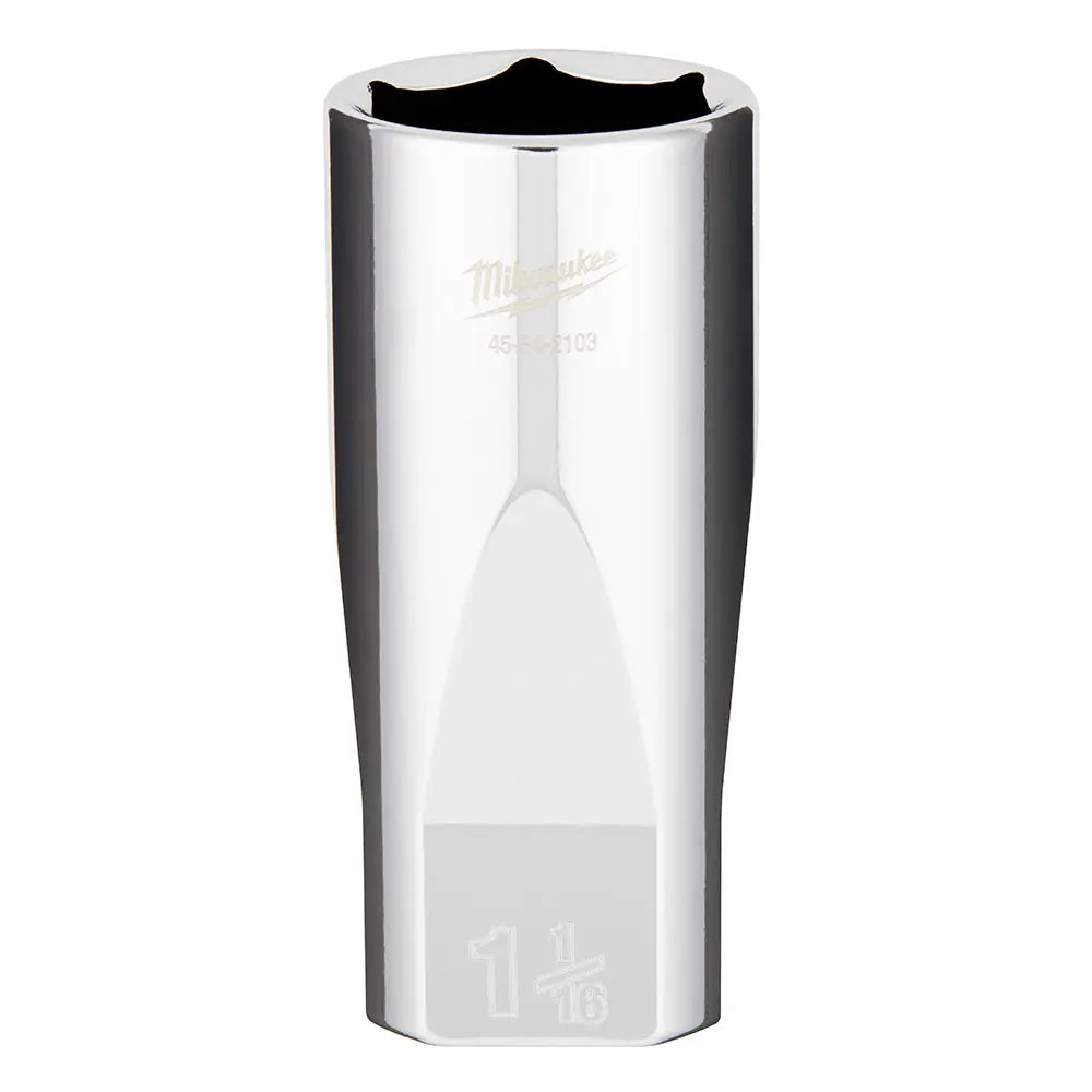 Milwaukee 45-34-2103 - 1/2" Drive 1-1/16" Deep Socket - Wise Line Tools