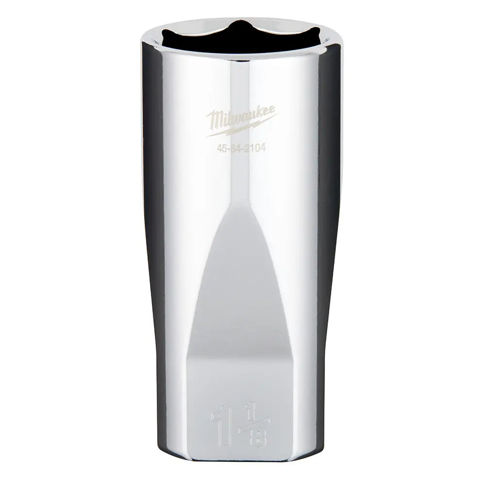 Milwaukee 45-34-2104 - 1/2" Drive 1-1/8" Deep Socket - Wise Line Tools