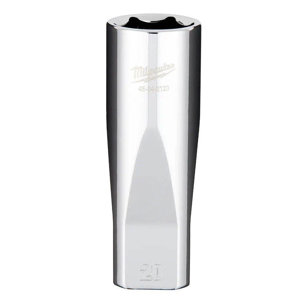 Milwaukee 45-34-2120 - 1/2" Drive 20mm Deep Socket - Wise Line Tools