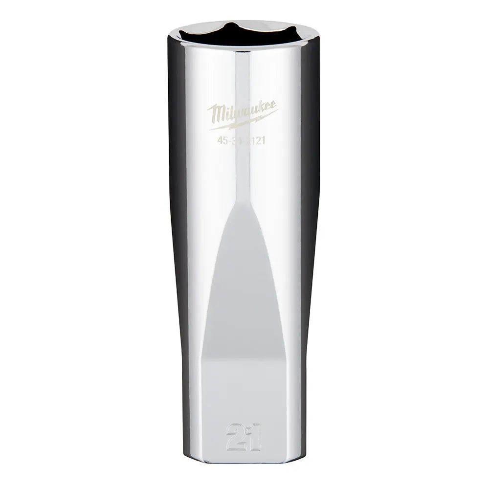 Milwaukee 45-34-2121 - 1/2" Drive 21mm Deep Socket - Wise Line Tools