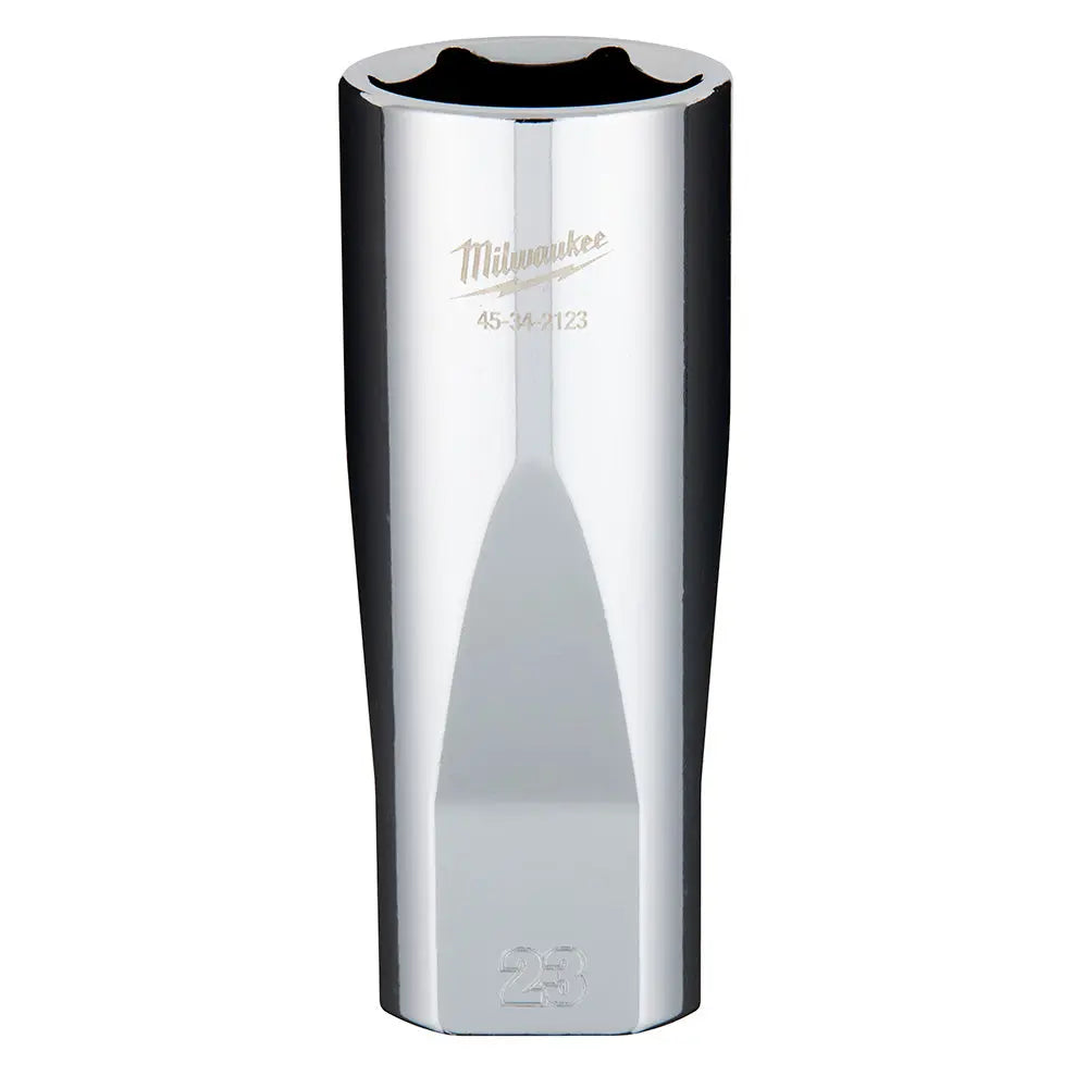 Milwaukee 45-34-2123 - 1/2" Drive 23mm Deep Socket - Wise Line Tools