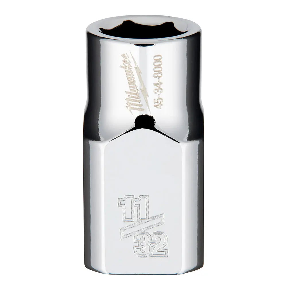 Milwaukee 45-34-8000 - 3/8" Drive 11/32" Socket - Wise Line Tools