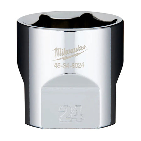 Milwaukee 45-34-8024 - 3/8" Drive 24mm Socket - Wise Line Tools
