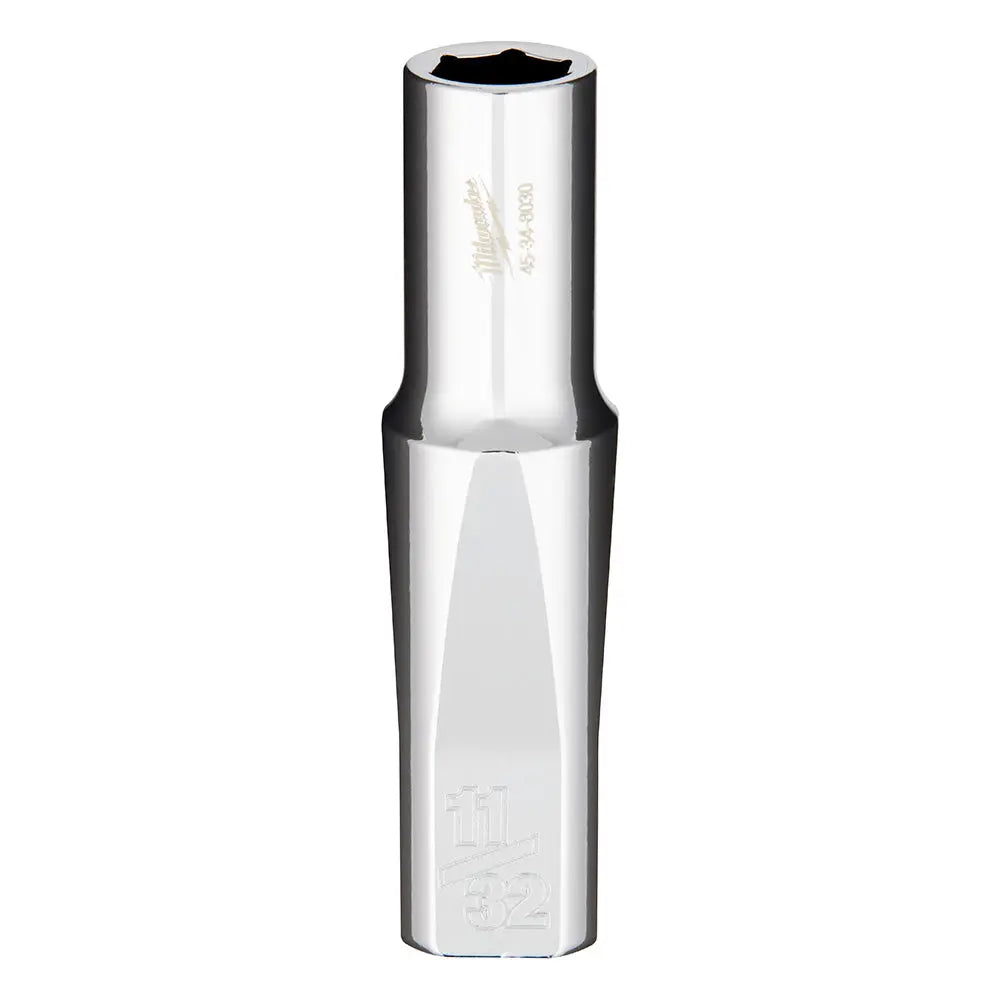 Milwaukee 45-34-8030 - 3/8" Drive 11/32" Deep Socket - Wise Line Tools