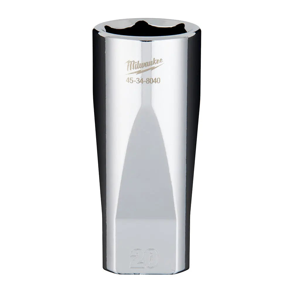 Milwaukee 45-34-8040 - 3/8" Drive 20mm Deep Socket - Wise Line Tools