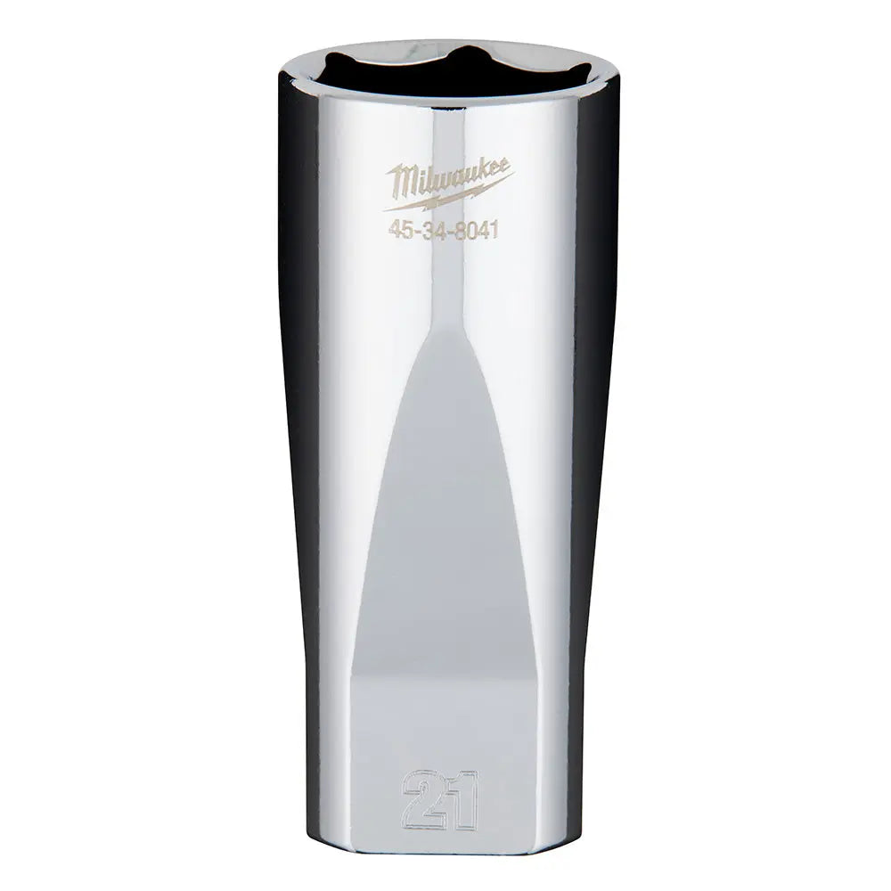 Milwaukee 45-34-8041 - 3/8" Drive 21mm Deep Socket - Wise Line Tools