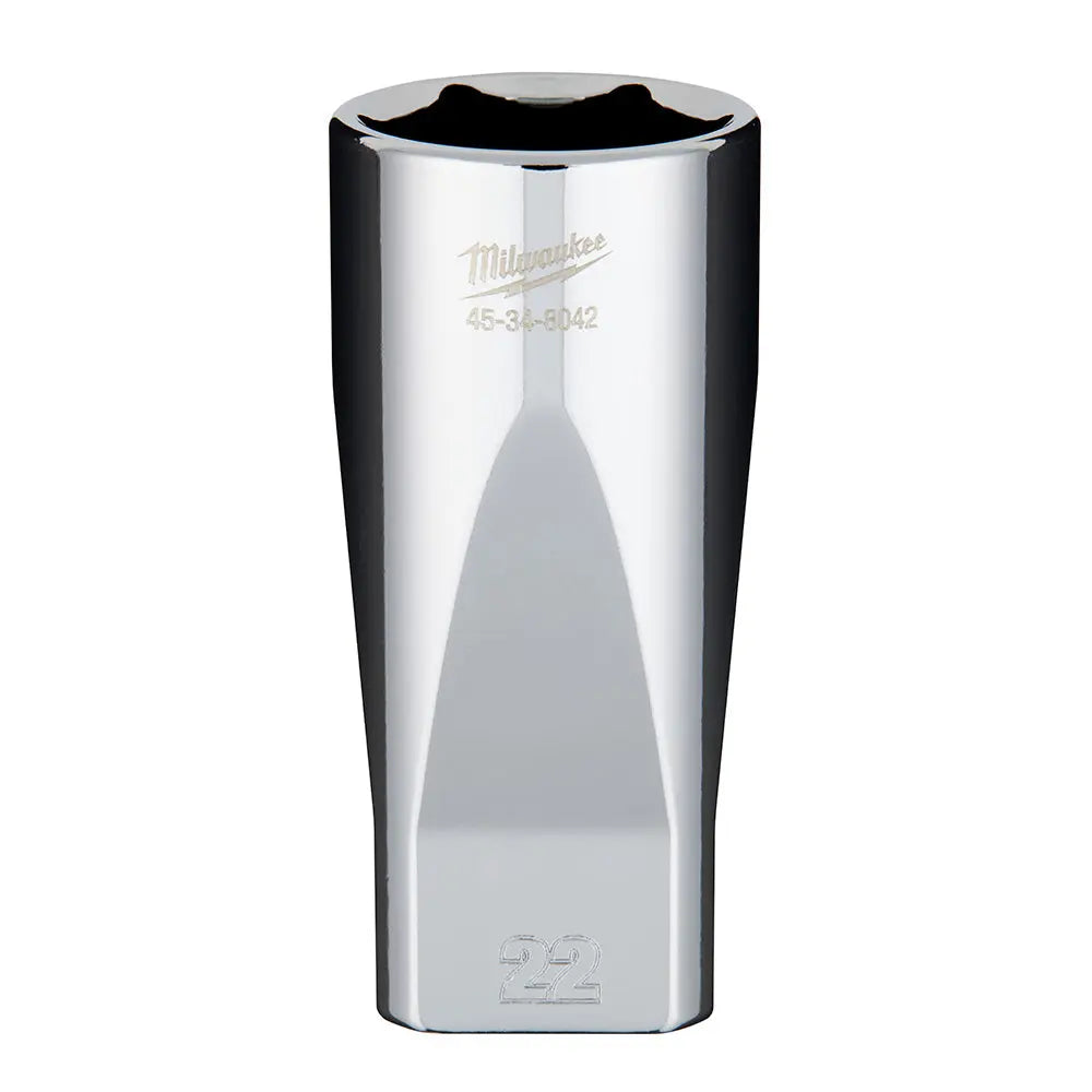 Milwaukee 45-34-8042 - 3/8" Drive 22mm Deep Socket - Wise Line Tools