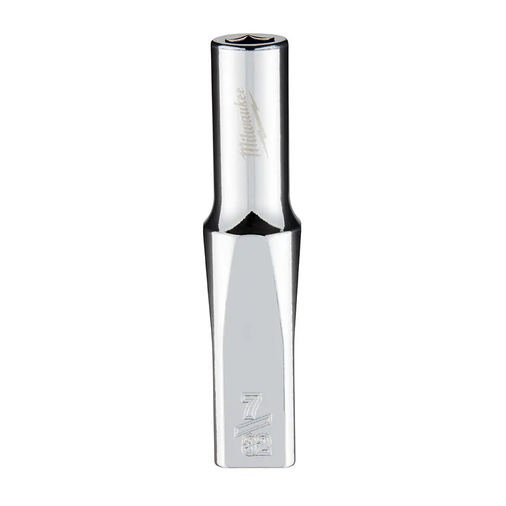 Milwaukee 45-34-9013 - 1/4 in. Drive 7/32 in. SAE 6-Point Deep Socket - Wise Line Tools