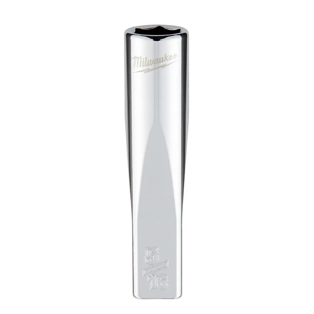 Milwaukee 45-34-9016 - 1/4 in. Drive 5/16 in. SAE 6-Point Deep Socket - Wise Line Tools