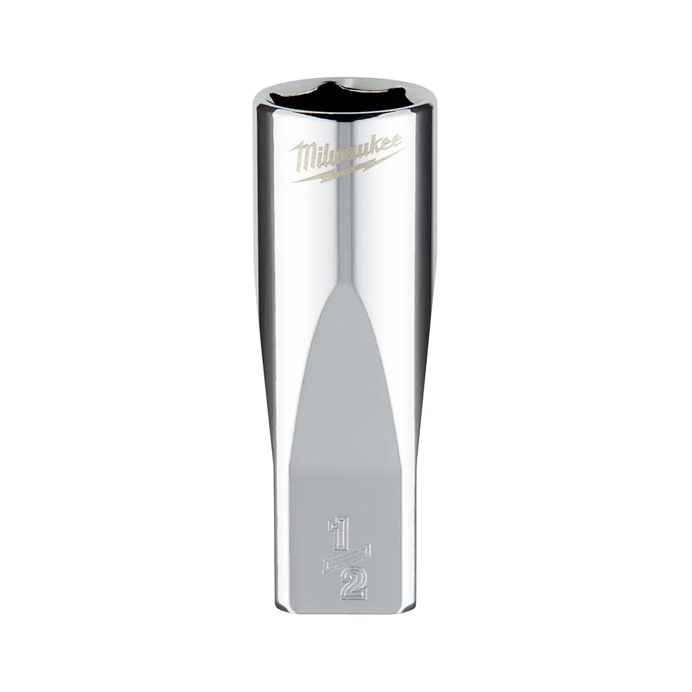 Milwaukee 45-34-9020 - 1/4 in. Drive 1/2 in. SAE 6-Point Deep Socket - Wise Line Tools