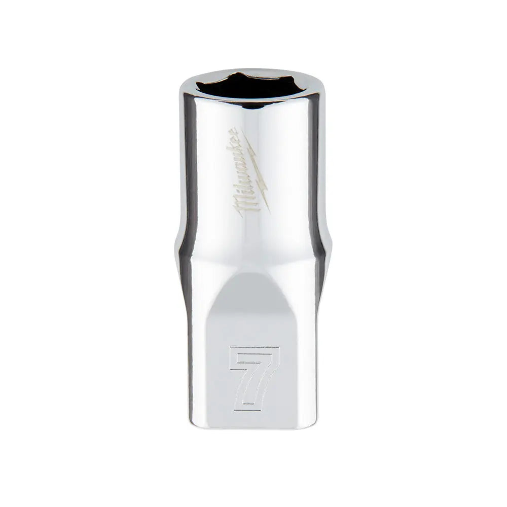 Milwaukee 45-34-9033 - 1/4 in. Drive 7mm Metric 6-Point Socket - Wise Line Tools